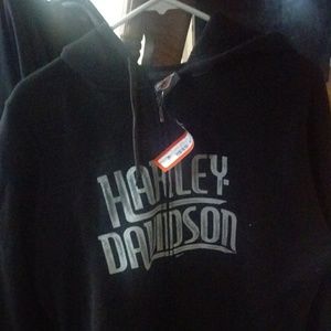 Harley Davidson zip up hoodie.